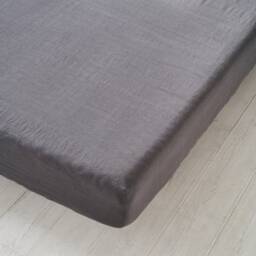 stonewashed Linen Fitted Sheet Soft King/Queen/Full Custom Size Bedding 100 % Natural Valentines Day Gift - thumbnail 3