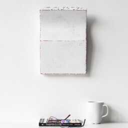 Minimalist Abstract Wall Sculpture, Curved White Relief, Original Contemporary Art - thumbnail 3