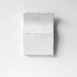 Minimalist Abstract Wall Sculpture, Curved White Relief, Original Contemporary Art - thumbnail 4