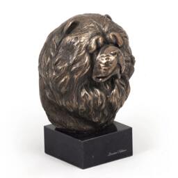 Chow Chow, Dog Marble Statue, Limited Edition, Artdog. Made Of Cold Cast Bronze. Perfect Gift. Limited Edition