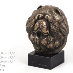Chow Chow, Dog Marble Statue, Limited Edition, Artdog. Made Of Cold Cast Bronze. Perfect Gift. Limited Edition - thumbnail 4