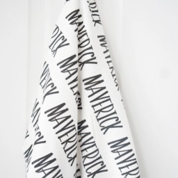 Personalized Baby Blanket - Organic Cotton Name Swaddle, Newborn Gift - thumbnail 3