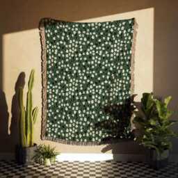 Wildflower Meadow Woven Throw Blanket - thumbnail 3