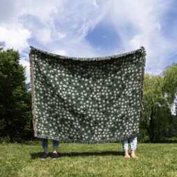 Wildflower Meadow Woven Throw Blanket - thumbnail 2