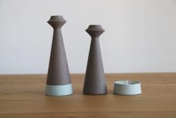 Modern Candle Holder Centerpiece, Ceramic Candlestick Holders, Holders For Wedding, Candle Set, Shabbat Candlesticks, Judaica