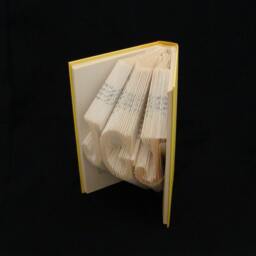 Initials Acronyms 3 Letter Names Words Folded-Book Art Sculpture - thumbnail 2