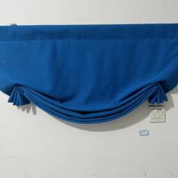 85 Colors, Faux - Fake Relaxed Roman Shade Valance With Trim, Window Treatment, Custom Faux Shade, Cafe Curtains, Covering - thumbnail 3