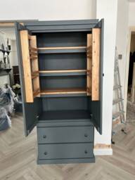 Handcrafted Pantry Larder Custom Farrow & Ball Finish