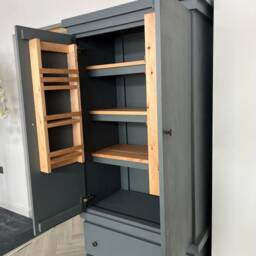 Handcrafted Pantry Larder Custom Farrow & Ball Finish - thumbnail 3