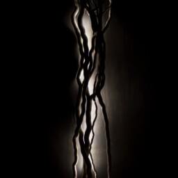 Floor Lamp, Wooden Living Room Wall Indirect Light, Light, Room Lighting, Industrial Rapunzel Lamp - thumbnail 2