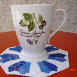 Dresden Flower Coasters Set Of 4 Autumn Candle Holders - thumbnail 2