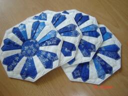Dresden Flower Coasters Set Of 4 Autumn Candle Holders