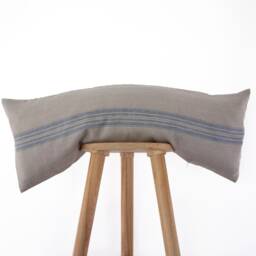 Grain Sack Long Linen Lumbar Pillow Cover, Oversized French Farmhouse Style For Home Decor - thumbnail 2