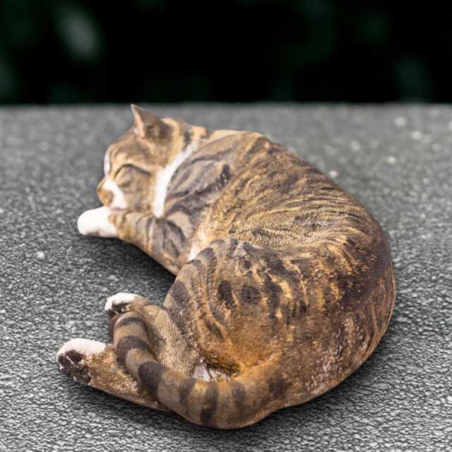 Concrete Kitty Sculpture Outdoor Cat Figurine Cement Kitten Decoration Handmade Ornament Front Door Statue Kitty Lover Gift Yard Art - image 1