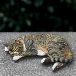 Concrete Kitty Sculpture Outdoor Cat Figurine Cement Kitten Decoration Handmade Ornament Front Door Statue Kitty Lover Gift Yard Art - thumbnail 2