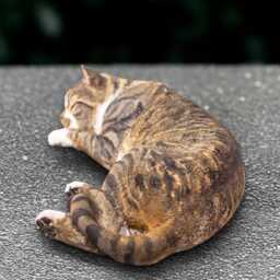 Concrete Kitty Sculpture Outdoor Cat Figurine Cement Kitten Decoration Handmade Ornament Front Door Statue Kitty Lover Gift Yard Art - thumbnail 3
