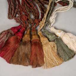 Royal Victorian Curtain Tassel Tieback - Heavy Beaded Traditional Drapery Holdback 35cm - thumbnail 2