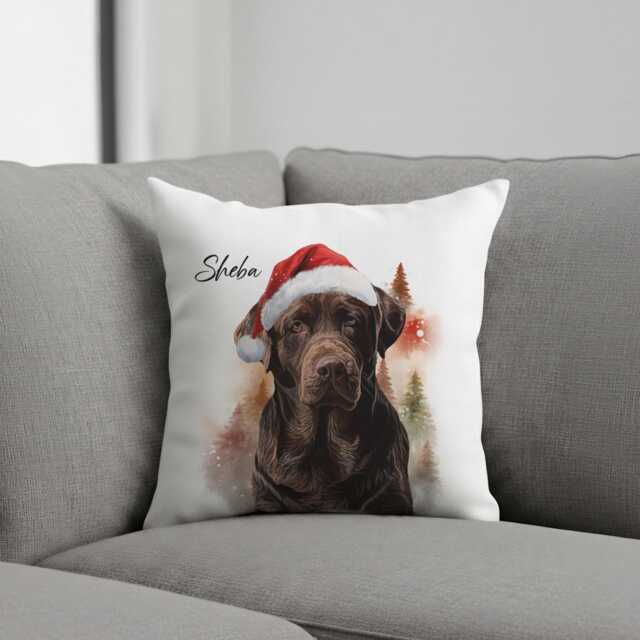 Custom Pet Santa Pillow - Unique Christmas Gift For Lovers - image 1