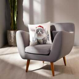 Custom Pet Santa Pillow - Unique Christmas Gift For Lovers - thumbnail 2