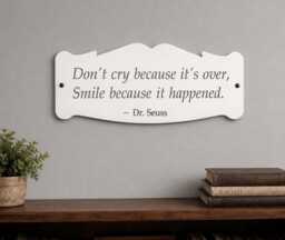Inspirational Wall Art Metal Sign Quote Plaque Farewell Gift Idea Graduation Goodbye Present Moving Away Memento Office Hanging Mottos - thumbnail 1