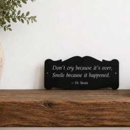 Inspirational Wall Art Metal Sign Quote Plaque Farewell Gift Idea Graduation Goodbye Present Moving Away Memento Office Hanging Mottos - thumbnail 2