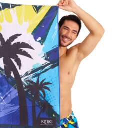 Kiniki Florida Microfibre Beach Towel - thumbnail 2