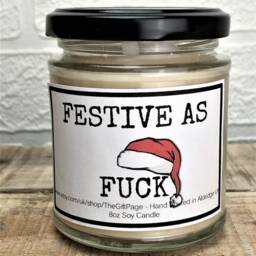 Rude Christmas Candle Jingle Balls Novelty Gift, Soy Wax - thumbnail 3
