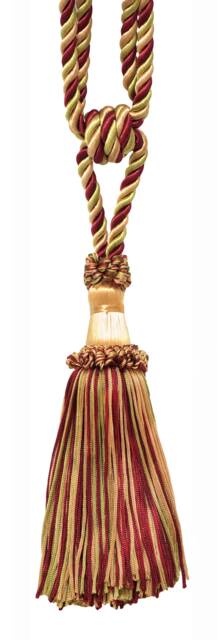 "D??copro Curtain & Drapery Tassel Tieback, Length 5 3/4"" - 14.5cm, Spread 30" - image 1
