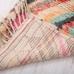 Moroccan Runner Rug, Boujaad 2x9 Ft - thumbnail 4