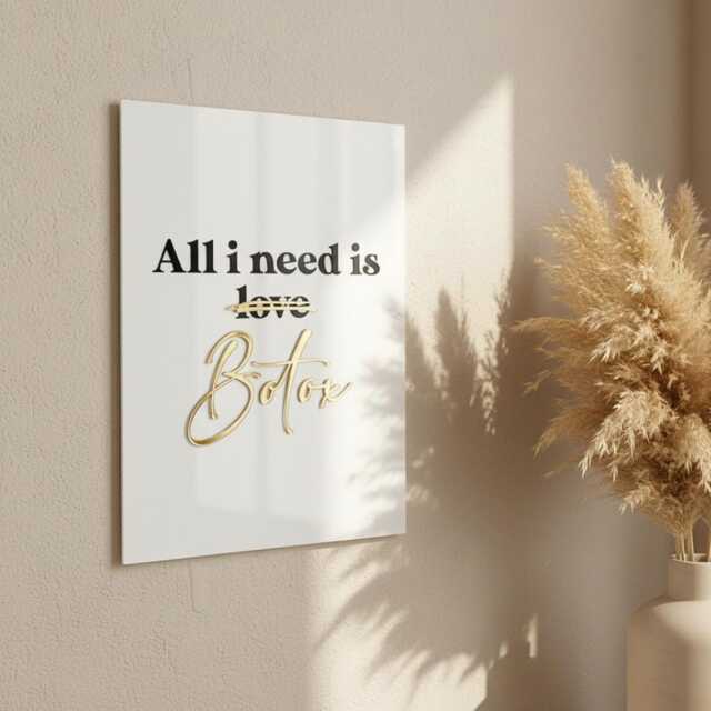 Beauty Clinic Wall Sign - All I Need Is Botox Quote, Med Spa Decor - image 1