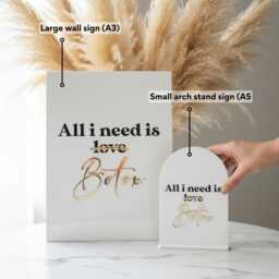 Beauty Clinic Wall Sign - All I Need Is Botox Quote, Med Spa Decor - thumbnail 3