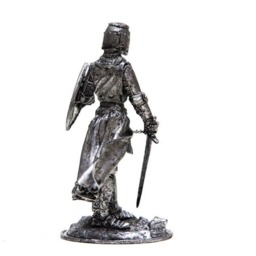 Tin 54mm English Knight 14 Century Metal Miniature - thumbnail 4