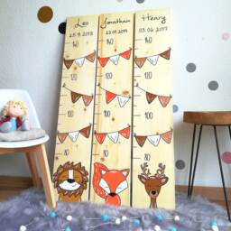 Children's Height Chart, Wooden Charts, Individual Gifts, Personalized Charts - thumbnail 3