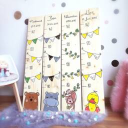 Children's Height Chart, Wooden Charts, Individual Gifts, Personalized Charts - thumbnail 2