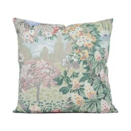 Jane Churchill - Greenway Soft Green/Pink Beautiful Scenic Flora & Fauna Cushion Cover Handmade Throw Pillow Designer Home D??cor - thumbnail 3