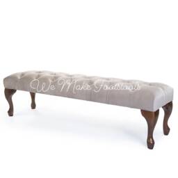 Camille Chesterfield Bench/Seat Footstool Coffee Table Pouffe - thumbnail 2
