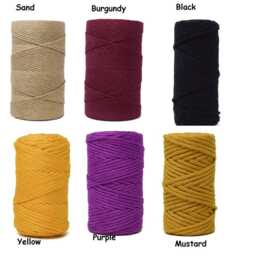 Large Macrame Wall Hanging Boho Sage Green Tapestry - thumbnail 4