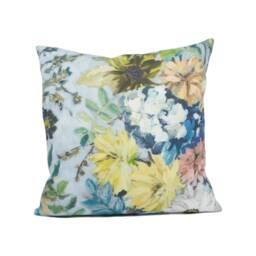 Designers Guild - Glynde Eau De Nil Beautiful Large Scale Painterly Floral Cushion Cover Handmade Throw Pillow Designer Home D??cor - thumbnail 2