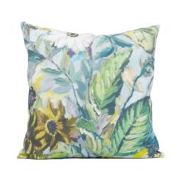 Designers Guild - Glynde Eau De Nil Beautiful Large Scale Painterly Floral Cushion Cover Handmade Throw Pillow Designer Home D??cor - thumbnail 3
