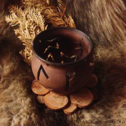 Ceramic Runic Lantern. Runes Of Elder Futhark - thumbnail 2