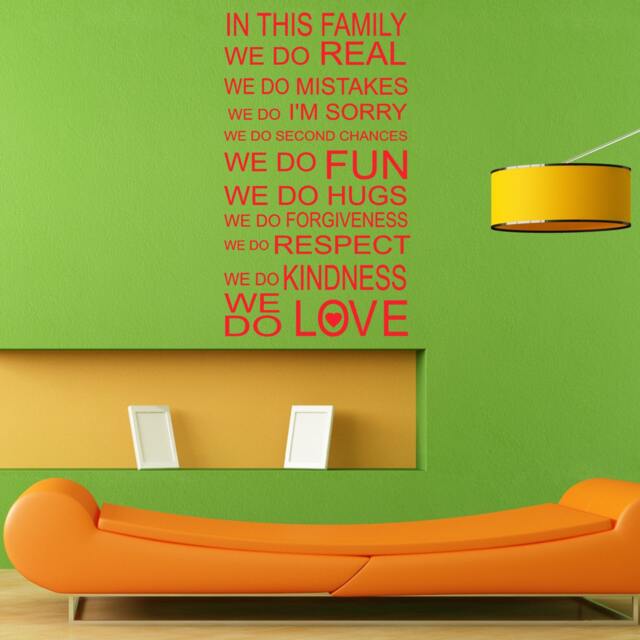 Love Family Friends Happy Joy Quote Wall Sticker Vinyl Mural Decal Home House Apartment Art Decor Free Shipping L011 - image 1