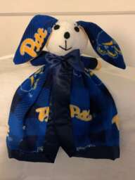 Pitt Panthers Baby Bunny Lovey Blanket & Bff Forever