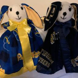 Pitt Panthers Baby Bunny Lovey Blanket & Bff Forever - thumbnail 2
