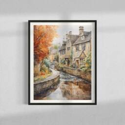Cotswolds Travel Art Print Digital Download Posters Printable Wall Home Decor - thumbnail 3