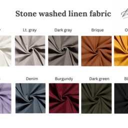 stone Washed Linen Hook & Loop Sink Skirt, Natural White For Bathroom, Utility Vanity Shelf Self Adhesive Skirt - thumbnail 2