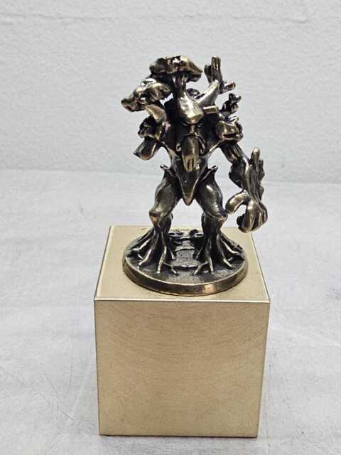 Tree Warrior Lost Arm Brass With A Or Aluminium Base - image 1