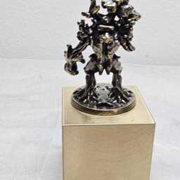 Tree Warrior Lost Arm Brass With A Or Aluminium Base - thumbnail 2