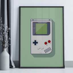 Collection Of Video Game Wall Arts, Vintage Game Consoles, Print, Gift For Gamer, Pop Art, Boys Room Retro Style Poster - thumbnail 2