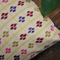 40cm - 16In Vintage Kilim Cushion Cover Handwoven - Authentic Pillow Hand Spun Wool Turkish - thumbnail 3