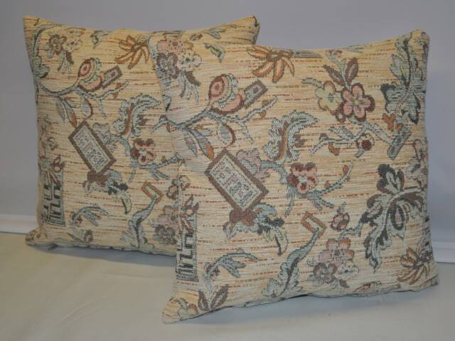 2 Aztec Design Chenille Cushions 16 - image 1